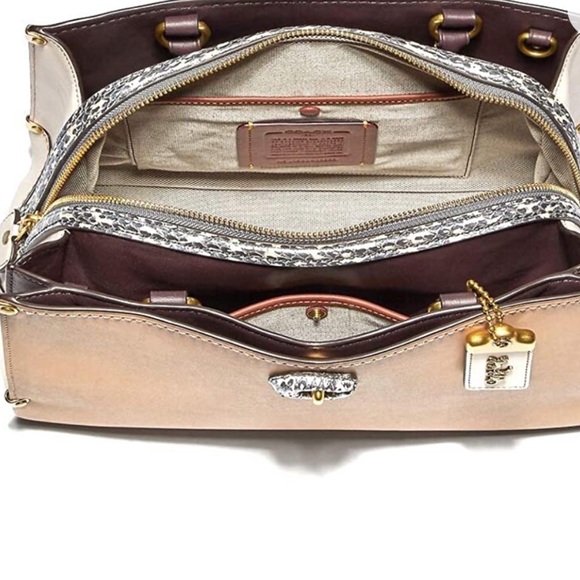 Coach Mason Carryall With Snakeskin - Picture 2 of 8